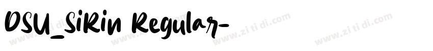 DSU_SiRin Regular字体转换